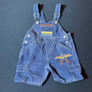 Little Rebels Junior Pilot Expedition Airplane Short Overalls Size 3T